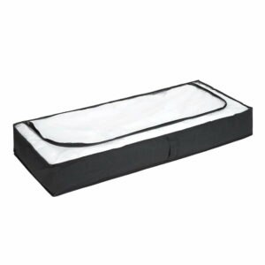 Čierny úložný box pod posteľ Wenko
