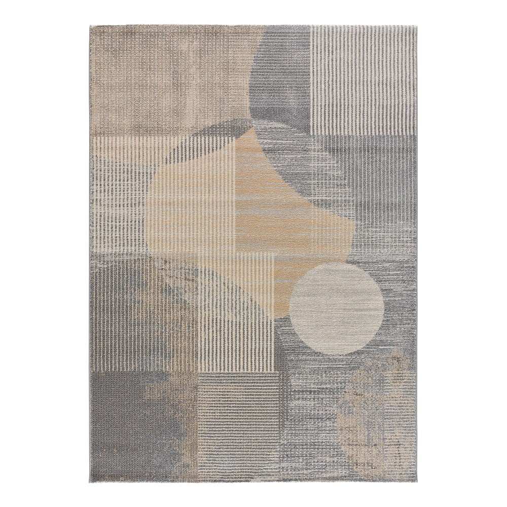 Sivo-béžový koberec 133x190 cm Edel - Universal