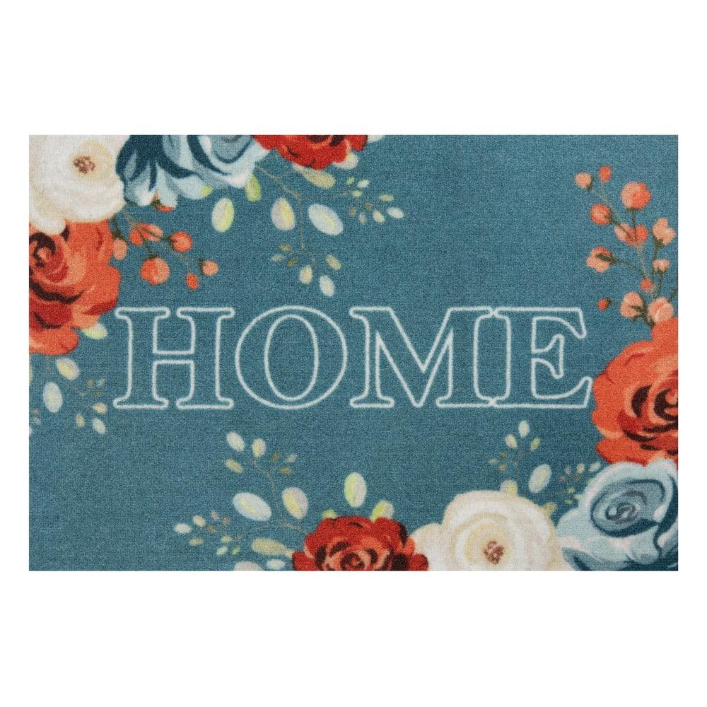 Modrá rohožka Hanse Home Flower Home
