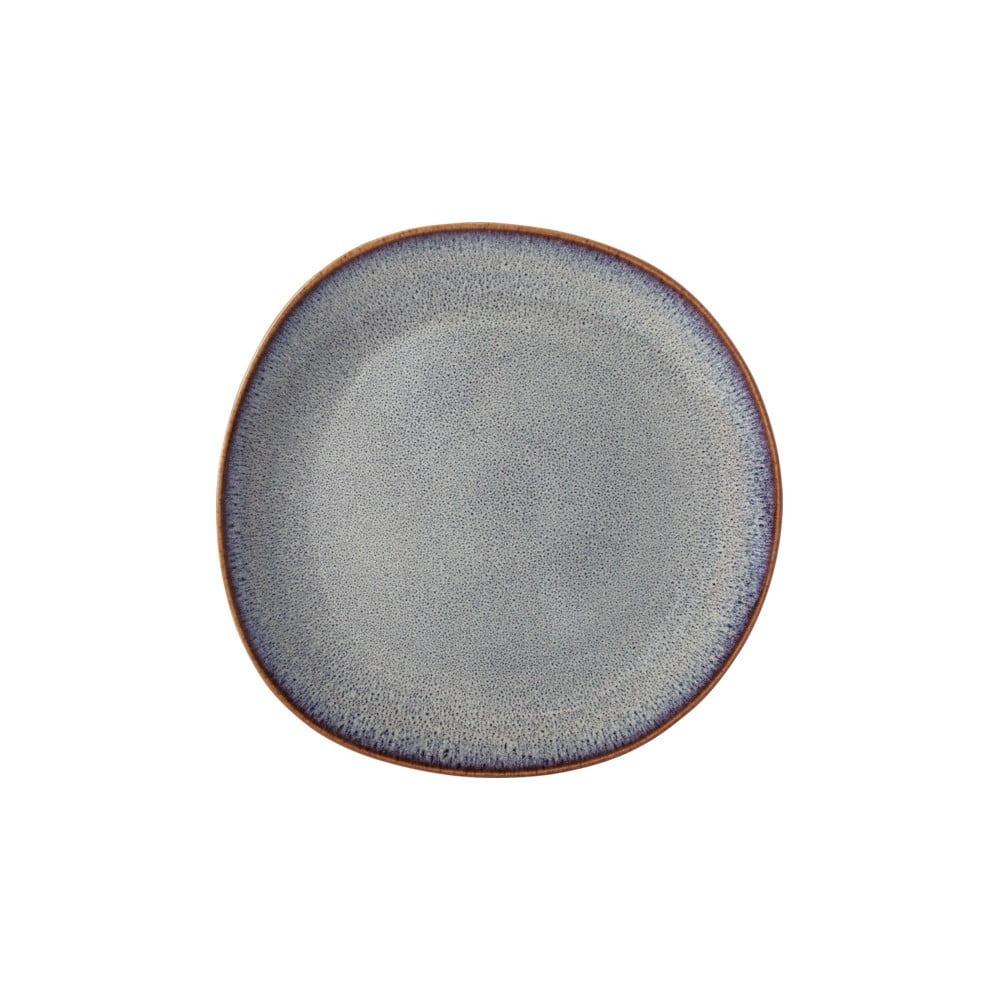 Sivo-hnedý kameninový tanier Villeroy & Boch Like Lave