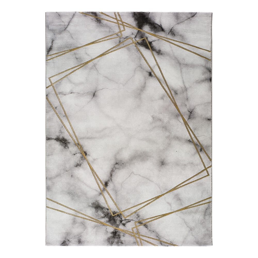 Sivo-biely koberec Universal Artist Marble