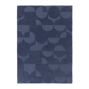 Modrý vlnený koberec Flair Rugs Gigi