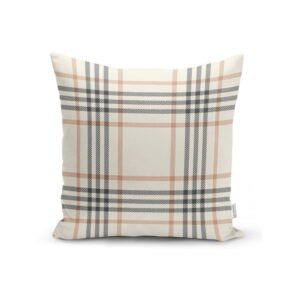 Krémovobiela dekoratívna obliečka na vankúš Minimalist Cushion Covers Flannel
