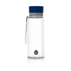 Plastová fľaša s modrým vekom Equa Plain