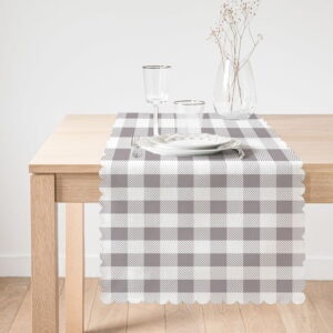 Behúň na stôl Minimalist Cushion Covers Gray Flannel