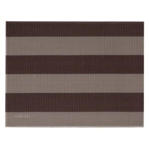 Béžovo-hnedé pruhované prestieranie Saleen Stripy