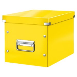 Žltá úložná škatuľa Leitz Office