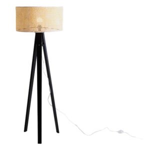 Čierna stojacia lampa Flete - CustomForm