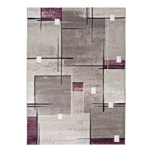 Sivo-fialový koberec Universal Detroit