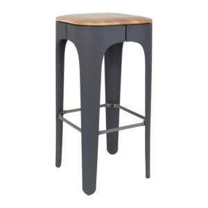 Antracitová barová stolička 73 cm Up-High – White Label