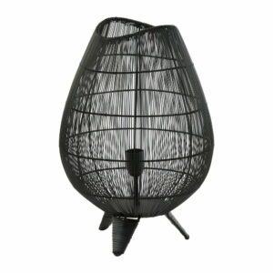 Čierna stolová lampa (výška 47 cm) Yumi - Light & Living