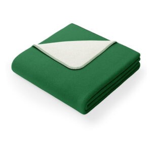 Zelená deka s prímesou bavlny AmeliaHome Virkkuu