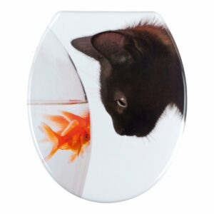 WC sedadlo Wenko Fish & Cat
