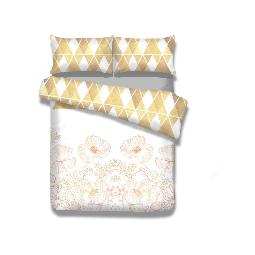 Flanelové posteľné obliečky AmeliaHome Golden Poppy