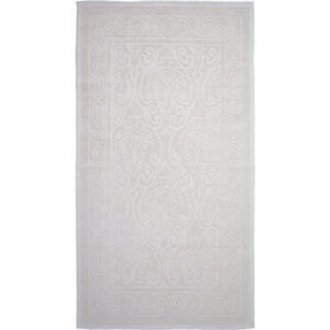 Krémovobiely bavlnený koberec Vitaus Osmanli