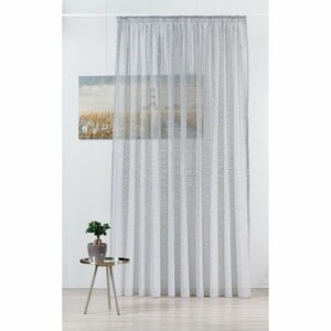 Sivá záclona 300x245 cm Carmine – Mendola Fabrics