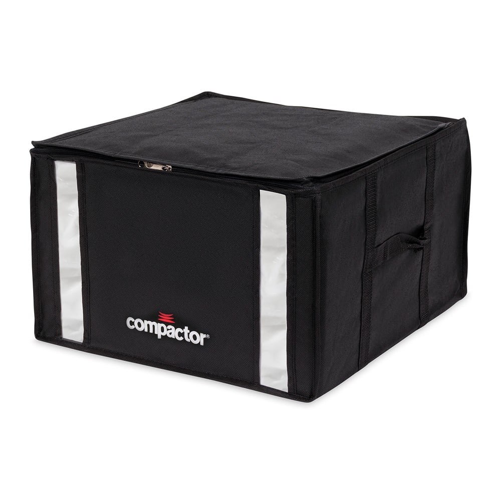 Čierny úložný box na oblečenie Compactor XXL Black Edition 3D Medium