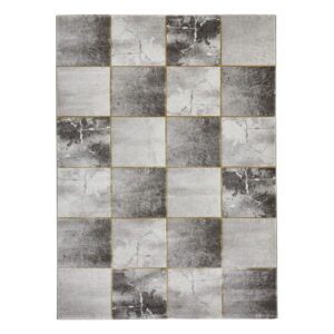Sivý/v zlatej farbe koberec 170x120 cm Craft - Think Rugs