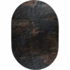 Čierny umývateľný koberec 80x120 cm – Vitaus