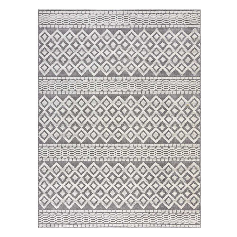Sivý prateľný koberec 145x80 cm Jhansi - Flair Rugs