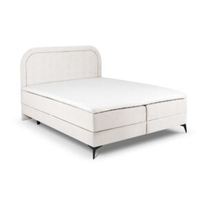 Béžová boxspring posteľ s úložným priestorom 180x200 cm Eclipse – Cosmopolitan Design