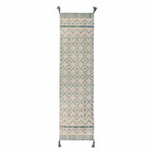 Béžovo-modrý bavlnený koberec Flair Rugs Leela