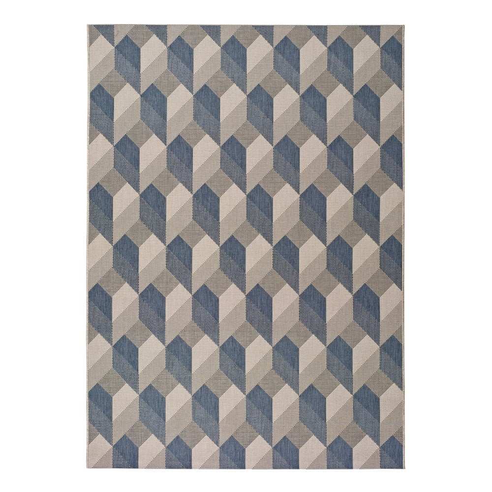 Béžovo-modrý vonkajší koberec Universal Silvana Miratta