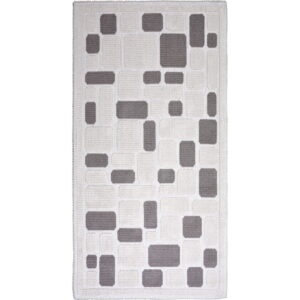 Béžový bavlnený koberec Vitaus Mozaik