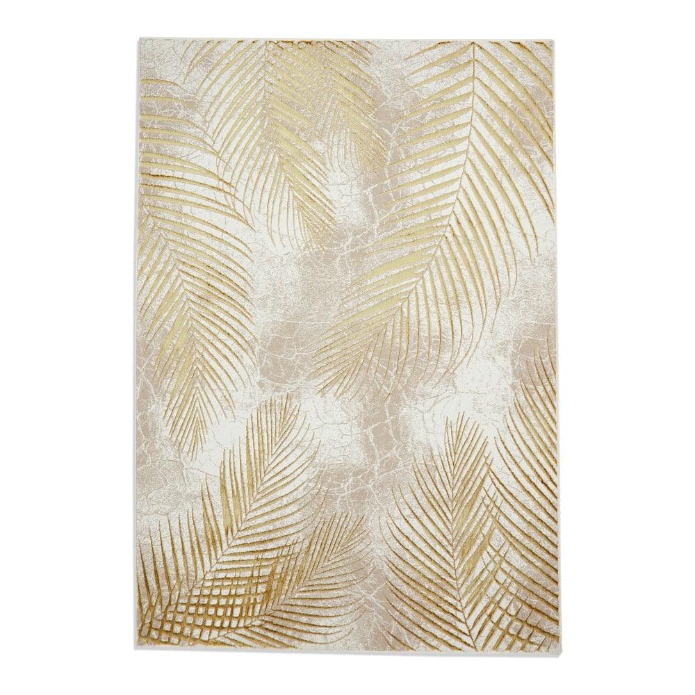 Béžový/v zlatej farbe koberec 170x120 cm Creation - Think Rugs