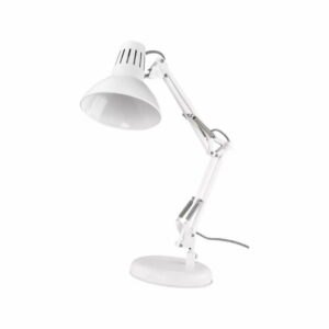 Biela stolová lampa (výška  46 cm) Dustin – EMOS