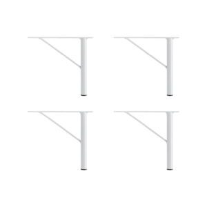 Biele kovové nožičky ku skriniam v súprave 4 ks Mistral & Edge by Hammel - Hammel Furniture