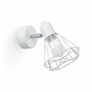 Biele nástenné svietidlo ø 10 cm Varpu – Nice Lamps