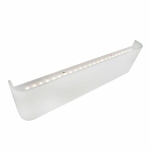 Biele nástenné svietidlo s LED svetlom SULION Klee