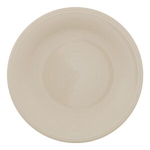 Bielo-béžový porcelánový tanier na šalát Like by Villeroy & Boch