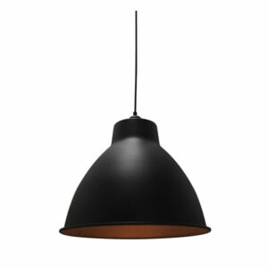 Čierne stropné svietidlo LABEL51 Dome
