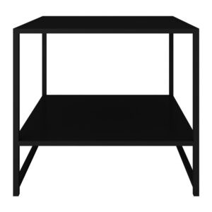 Čierny kovový odkladací stolík Canett Lite