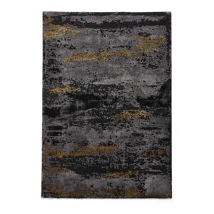 Čierny/v zlatej farbe koberec 290x200 cm Craft - Think Rugs