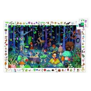 Detské puzzle Djeco Observation Rozprávkový les