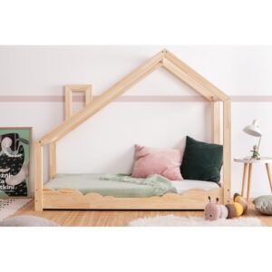Domčeková posteľ z borovicového dreva Adeko Luna Drom
