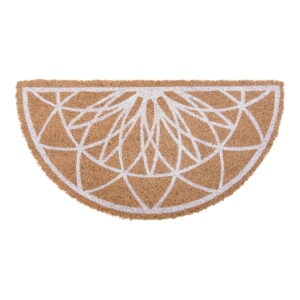 Hnedá polkruhová rohožka z kokosového vlákna PT LIVING Fairytale coir