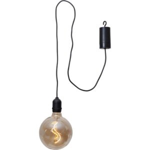 Hnedá vonkajšia svetelná LED dekorácia Star Trading Glassball