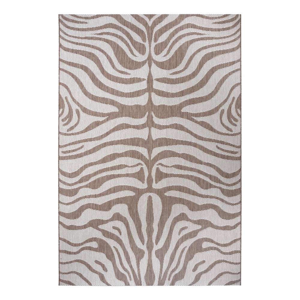 Hnedo-béžový vonkajší koberec Ragami Safari