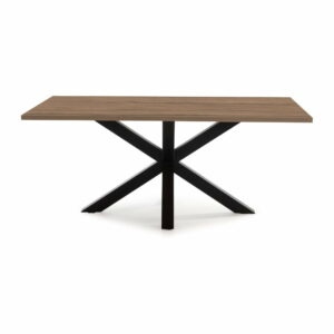 Jedálenský stôl s doskou v dekore orechového dreva 100x180 cm Comba - Marckeric