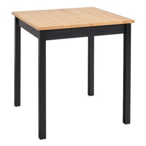 Jedálenský stôl z borovicového dreva s čiernou konštrukciou Bonami Essentials Sydney