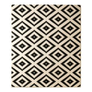 Krémovo-čierny koberec Hanse Home Hamla Diamond