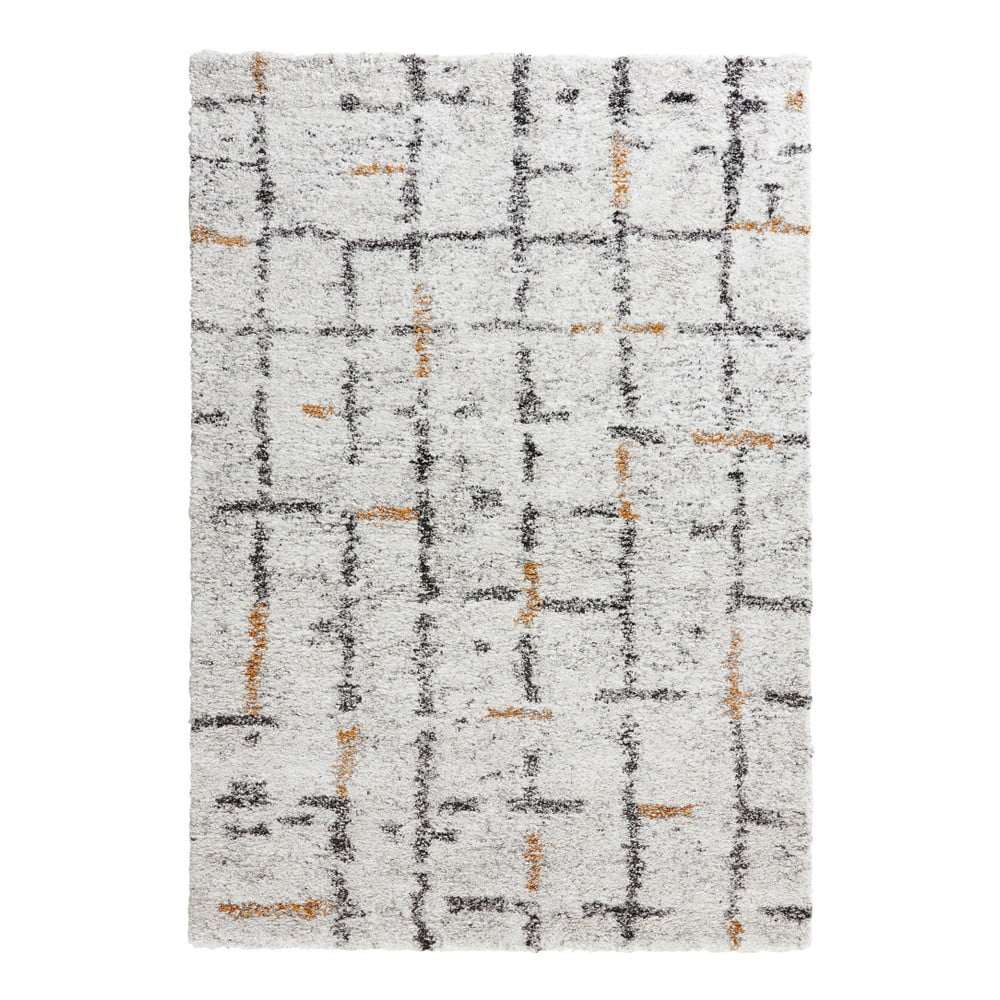Krémovobiely koberec Mint Rugs Grid