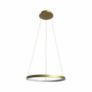 LED závesné svietidlo v zlatej farbe ø 40 cm Lune - Candellux Lighting