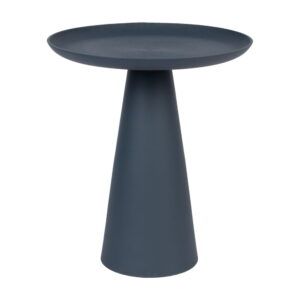 Modrý hliníkový odkladací stolík White Label Ringar