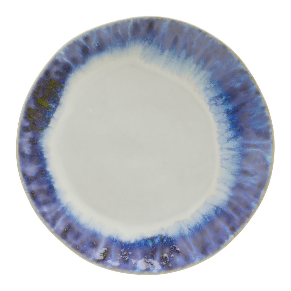 Modrý kameninový tanier Costa Nova Brisa