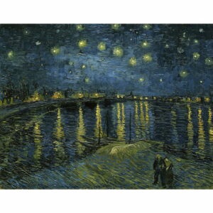 Obraz - 90x70 cm reprodukcia The Starry Night